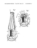 Device for ascertaining a fill level of a medium diagram and image