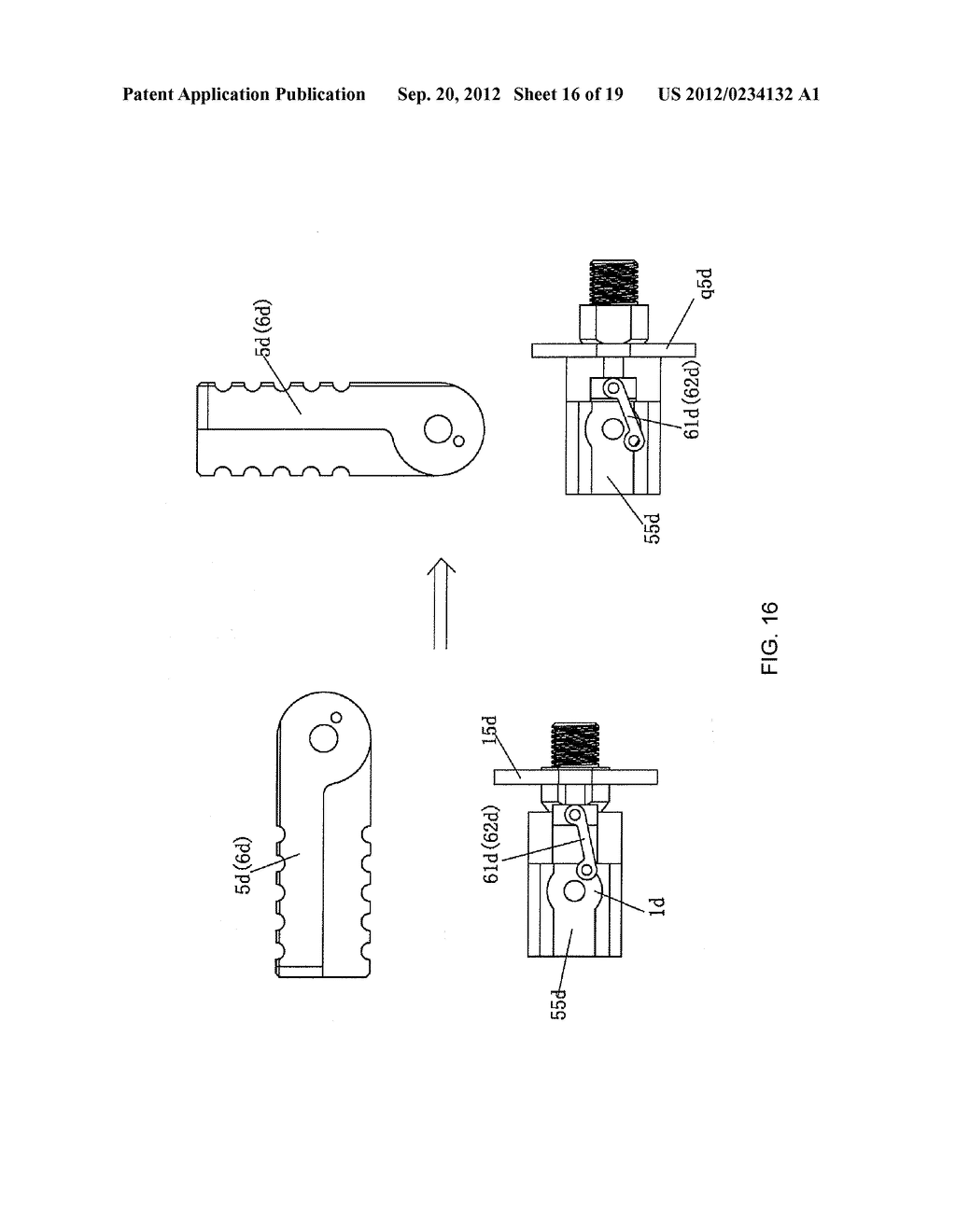 CONTROLLING DEVICE FOR SYNCHRONOUS FOLDING PEDALS FOR BICYCLE - diagram, schematic, and image 17