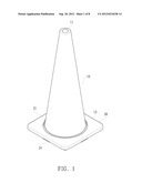 STRUCTURE OF TRAFFIC CONE ASSEMBLY diagram and image