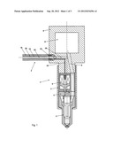 Pressure pipe fitting for a common-rail injection system diagram and image