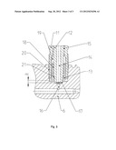 Pressure pipe fitting for a common-rail injection system diagram and image