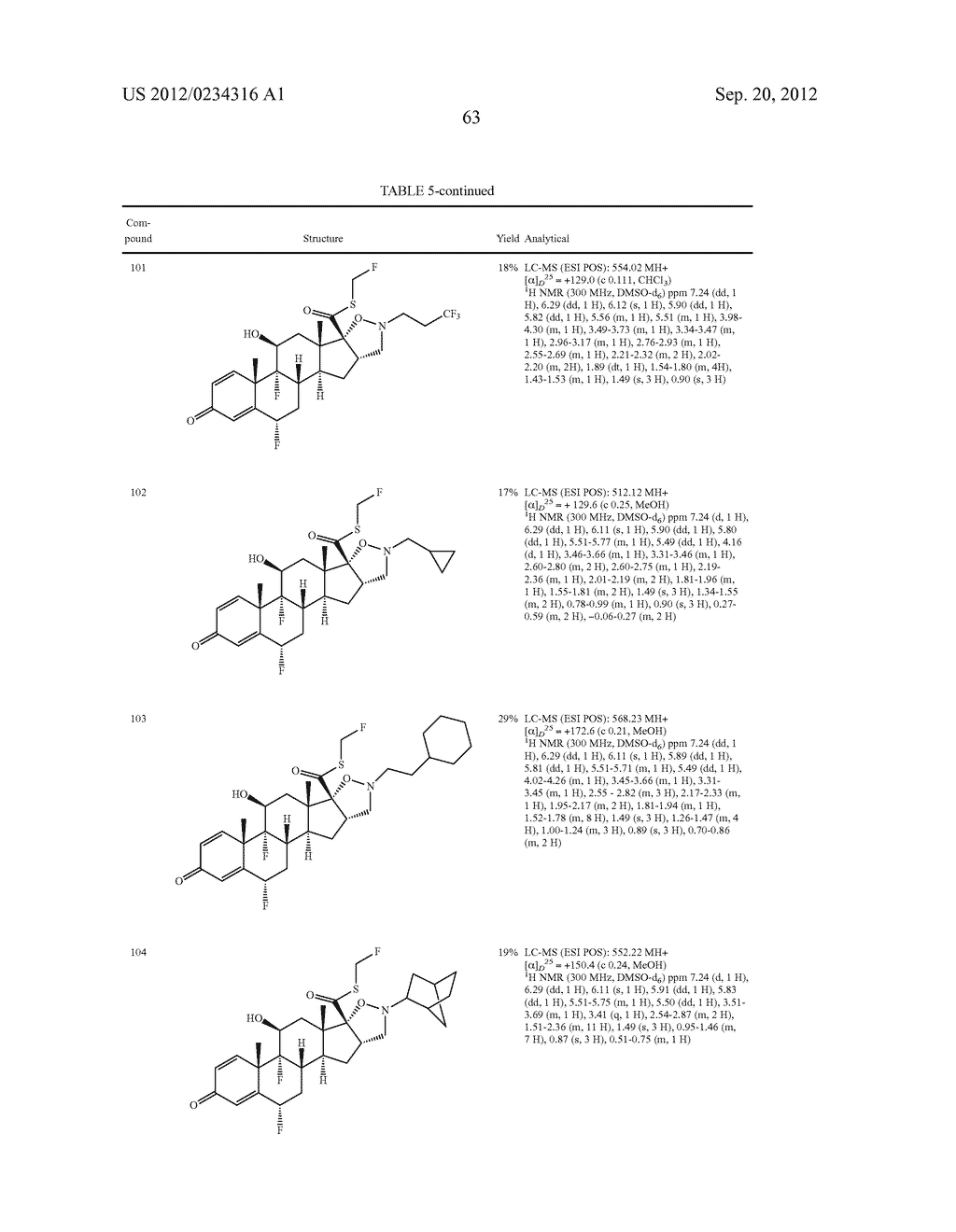 ISOXAZOLIDINE DERIVATIVES - diagram, schematic, and image 64