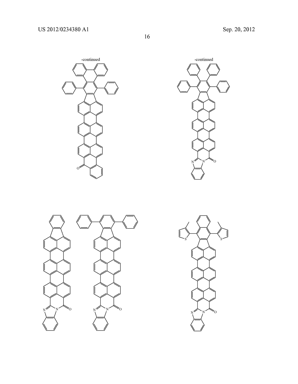 TERRYLENE COMPOUNDS, PREPARATION THEREOF AND USE THEREOF IN ORGANIC SOLAR     CELLS - diagram, schematic, and image 18