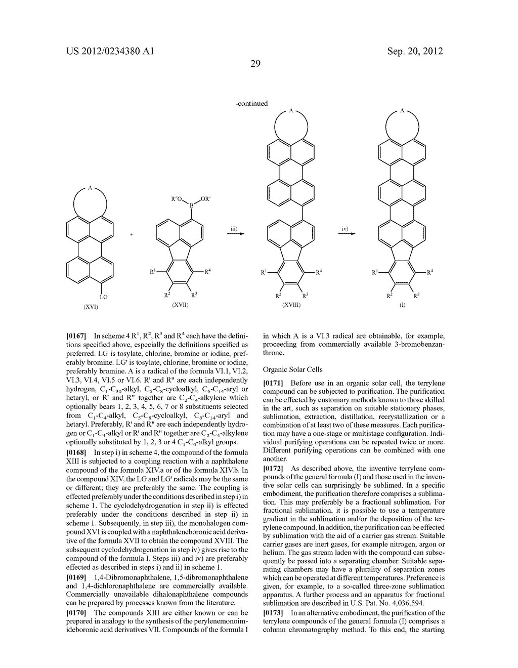 TERRYLENE COMPOUNDS, PREPARATION THEREOF AND USE THEREOF IN ORGANIC SOLAR     CELLS - diagram, schematic, and image 31