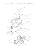 WATER CHANNEL SWITCHING STRUCTURE FOR A FAUCET diagram and image