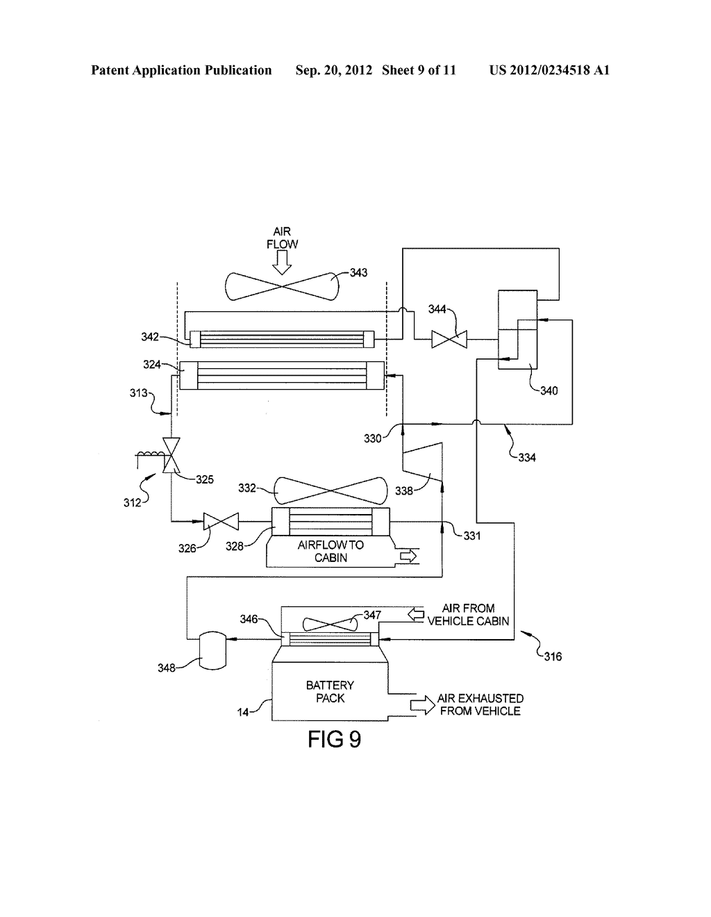 BATTERY HEATING AND COOLING SYSTEM - diagram, schematic, and image 10