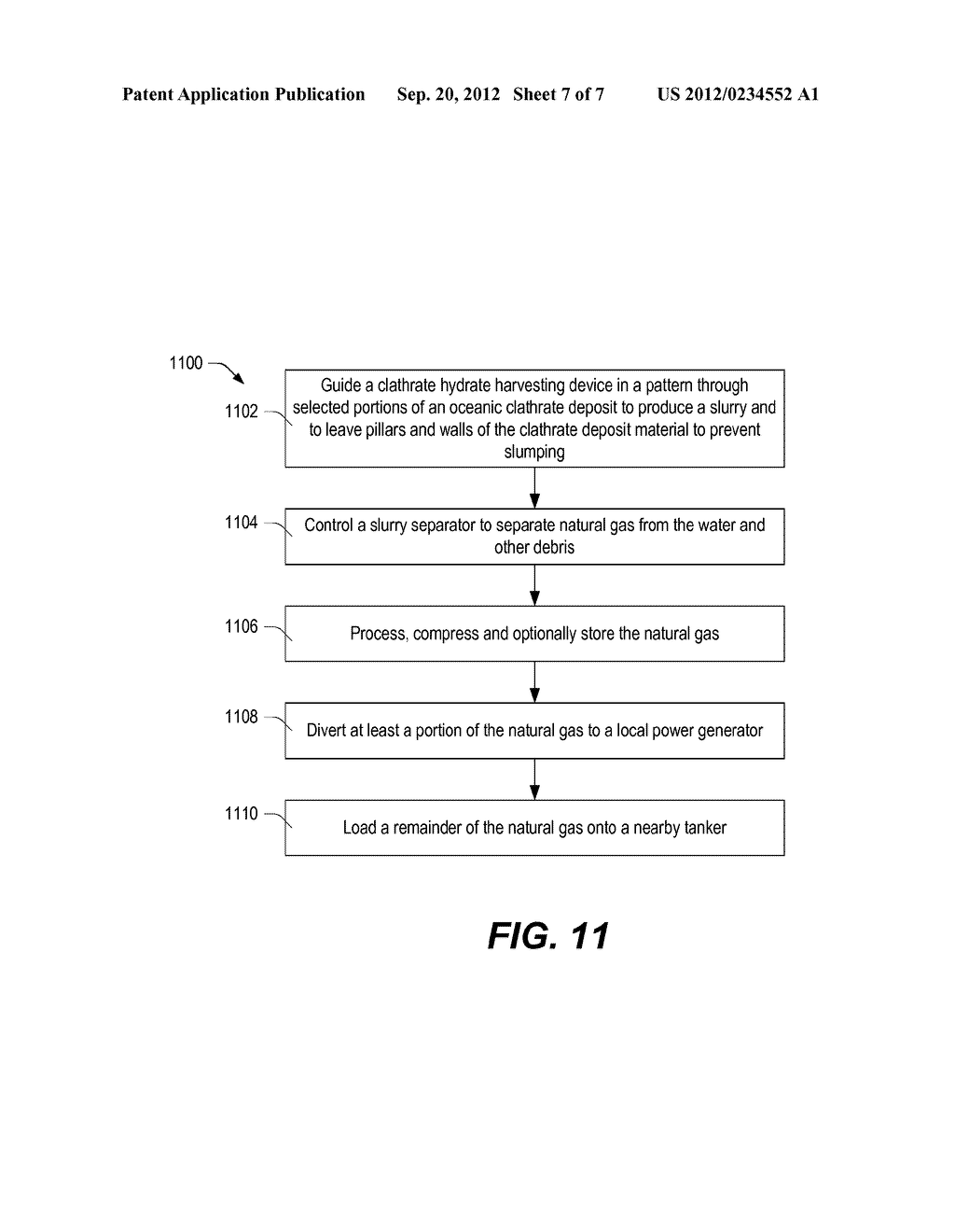 Systems and Methods for Harvesting Natural Gas from Underwater Clathrate     Hydrate Deposits - diagram, schematic, and image 08