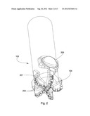 Timed Steering Nozzle on a Downhole Drill Bit diagram and image