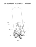 Timed Steering Nozzle on a Downhole Drill Bit diagram and image