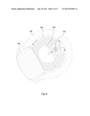 Timed Steering Nozzle on a Downhole Drill Bit diagram and image