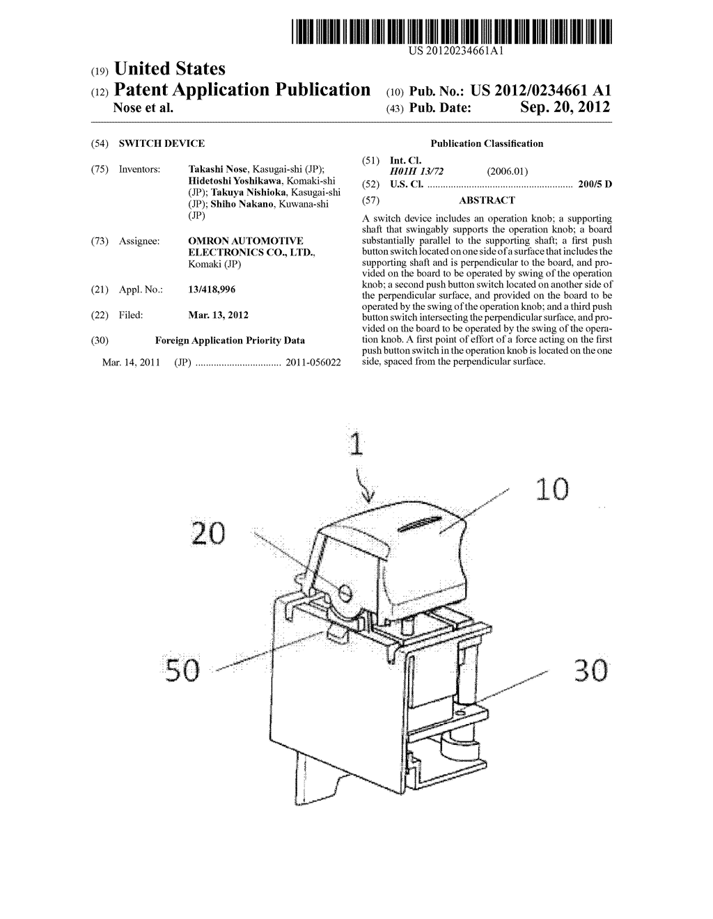 SWITCH DEVICE - diagram, schematic, and image 01