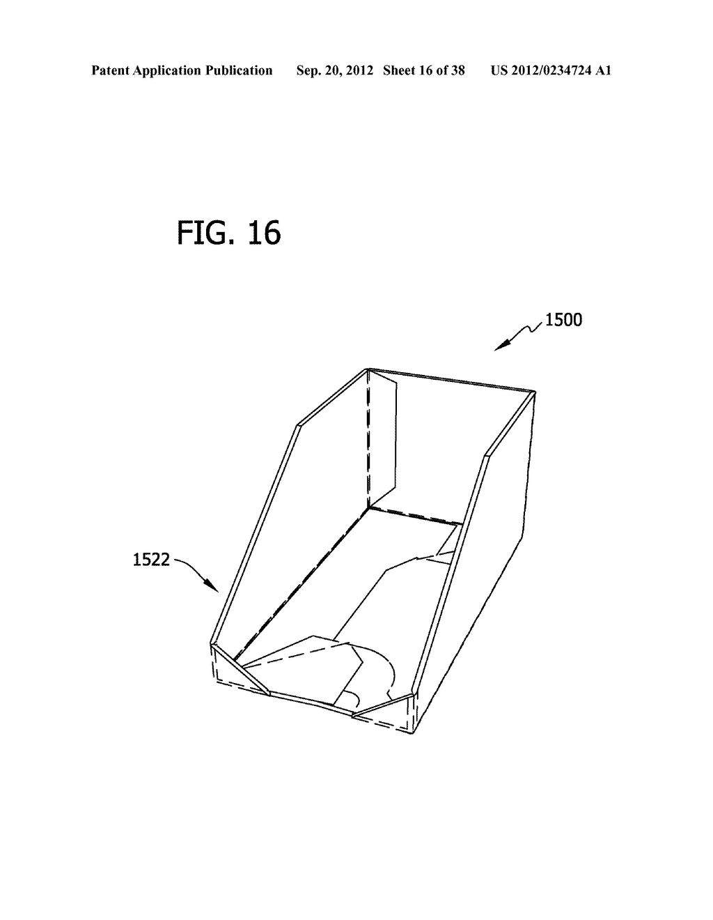 SHIPPING AND DISPLAY CONTAINER AND BLANK FOR FORMING SAME - diagram, schematic, and image 17