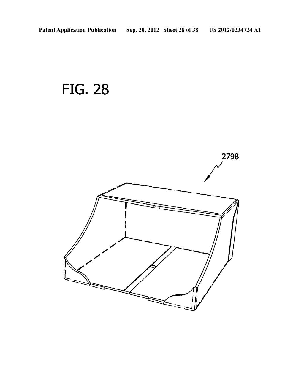 SHIPPING AND DISPLAY CONTAINER AND BLANK FOR FORMING SAME - diagram, schematic, and image 29