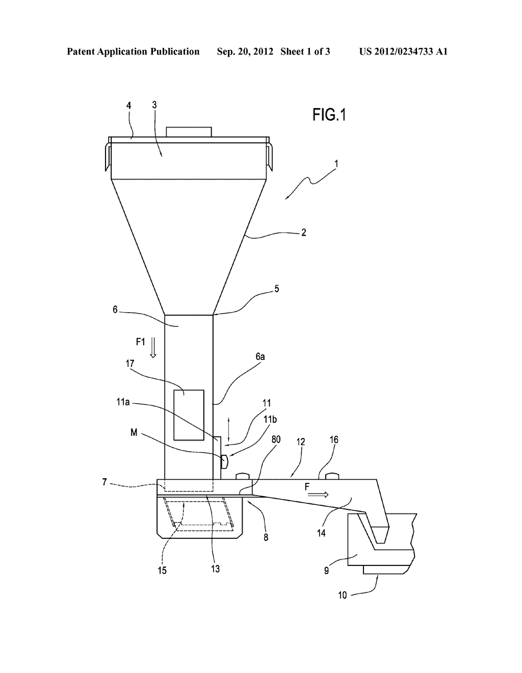 DEVICE FOR FEEDING A PRODUCT, IN PARTICULAR AN INFUSION PRODUCT, TO A     PACKAGING MACHINE - diagram, schematic, and image 02