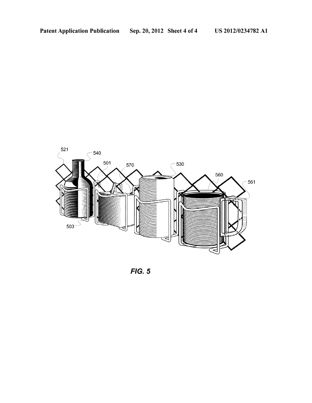 Fence-mounted portable rack for refreshments, equipment, or accessories - diagram, schematic, and image 05