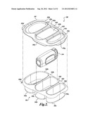 BIOMORPHIC CONTAINERS WITH BEAK HANDLE diagram and image