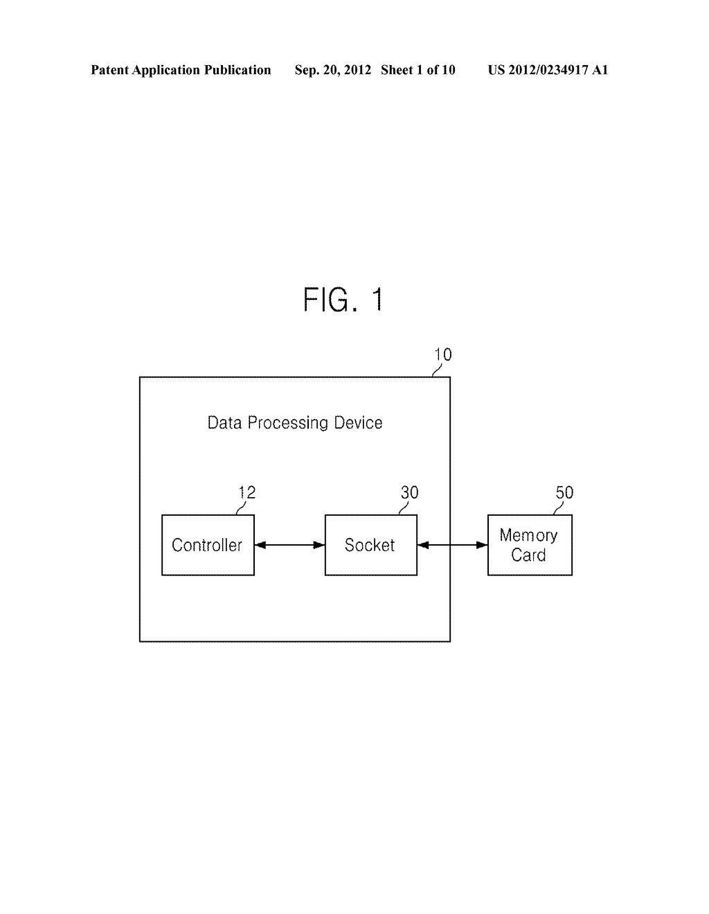 MEMORY CARD SOCKET AND DATA PROCESSING DEVICE INCLUDING THE SAME - diagram, schematic, and image 02