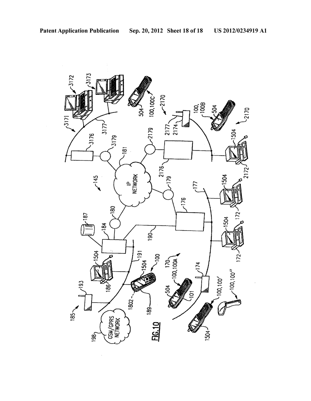 INDICIA READING APPARATUS HAVING IMAGE SENSOR ARRAY - diagram, schematic, and image 19