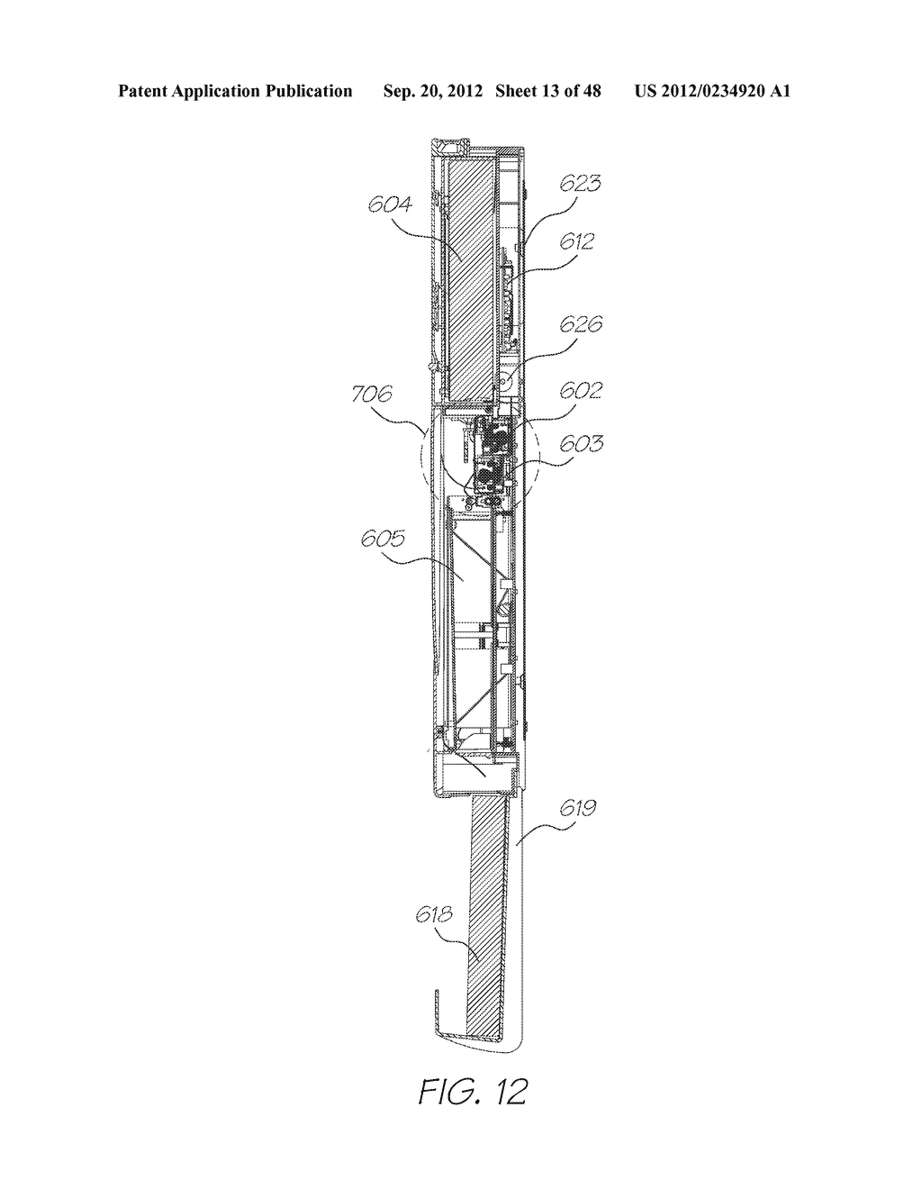 OPTICALLY IMAGING SENSING DEVICE FOR IMAGING SUBSTRATE HAVING     REDUNDANTLY-ENCODED ORIENTATION DATA - diagram, schematic, and image 14