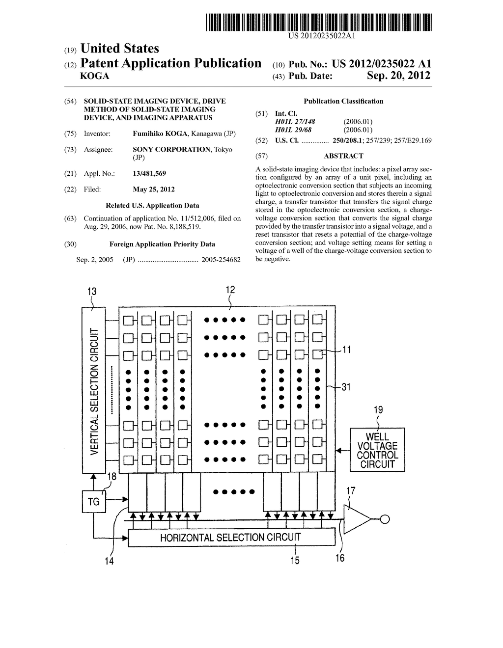 SOLID-STATE IMAGING DEVICE, DRIVE METHOD OF SOLID-STATE IMAGING DEVICE,     AND IMAGING APPARATUS - diagram, schematic, and image 01