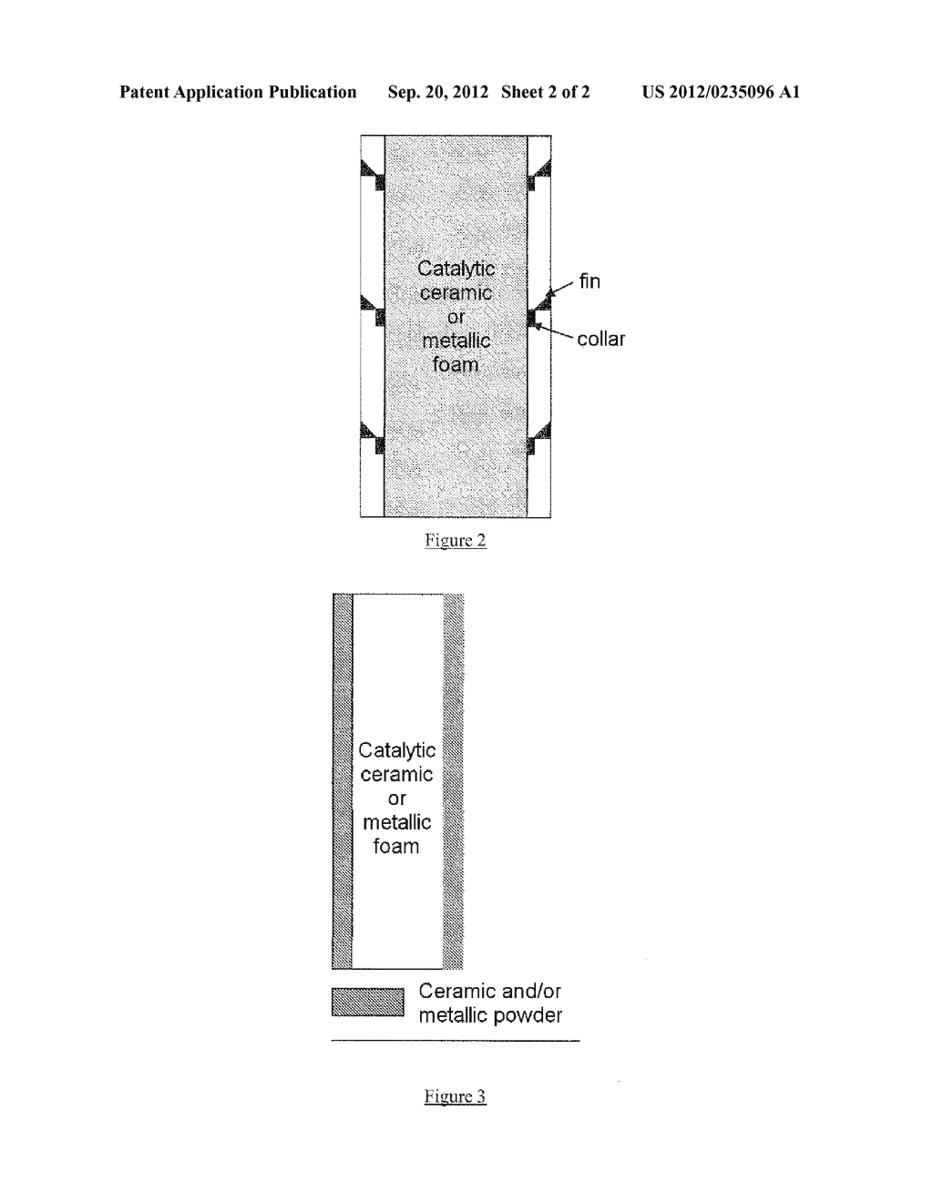 Catalytic Reactor Including a Cell-Like Structure and Elements Optimizing     the Contact Thereof with the Inner Wall of the Reactor - diagram, schematic, and image 03