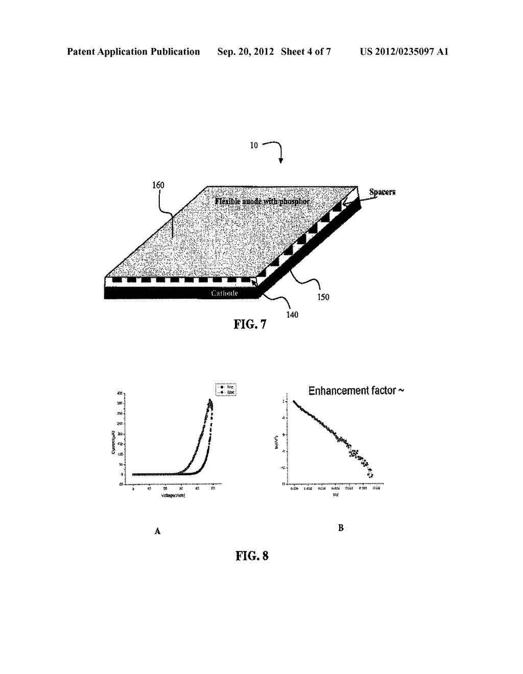 CARBON NANOTUBE BASED FIELD EMISSION DEVICES AND METHODS - diagram, schematic, and image 05