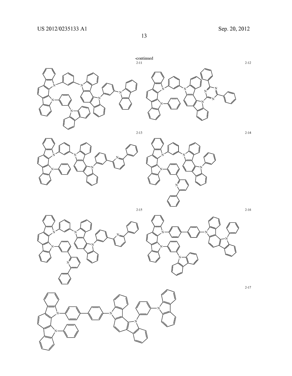 ORGANIC ELECTROLUMINESCENT DEVICE - diagram, schematic, and image 15