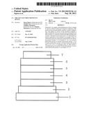 ORGANIC ELECTROLUMINESCENT DEVICE diagram and image