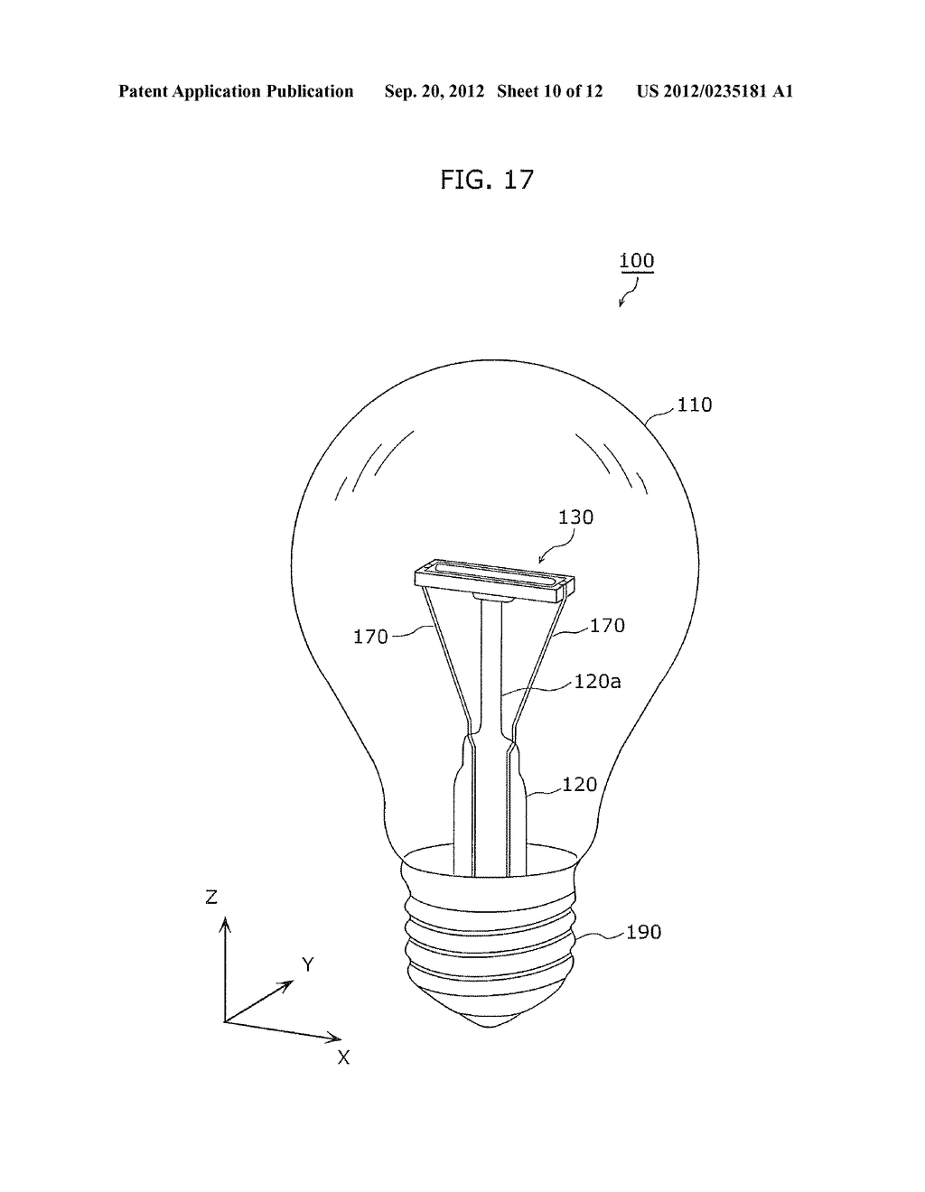 LIGHT-EMITTING DEVICE AND LAMP - diagram, schematic, and image 11