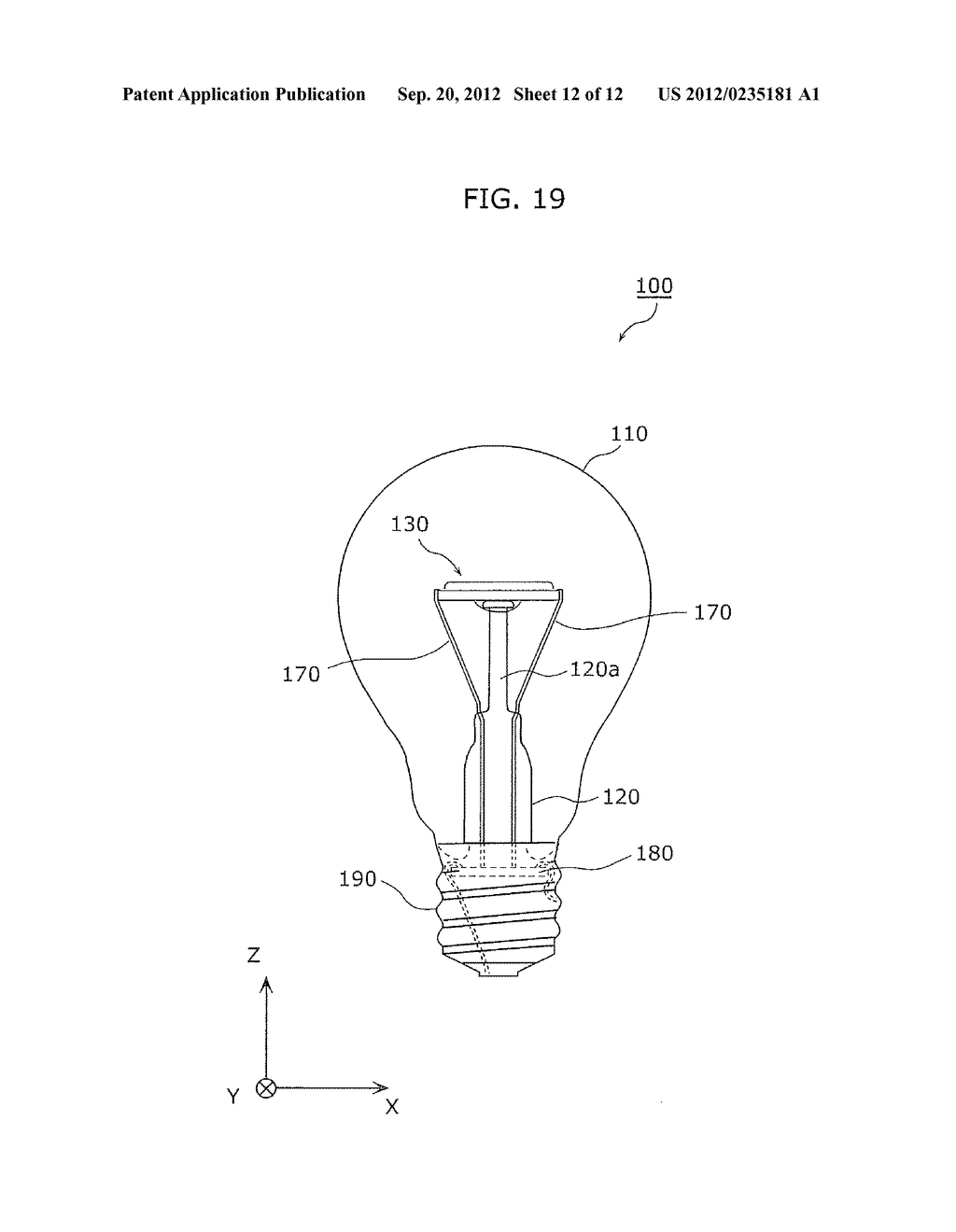 LIGHT-EMITTING DEVICE AND LAMP - diagram, schematic, and image 13