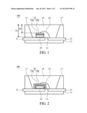 LIGHT EMITTING DIODE PACKAGE STRUCTURE diagram and image