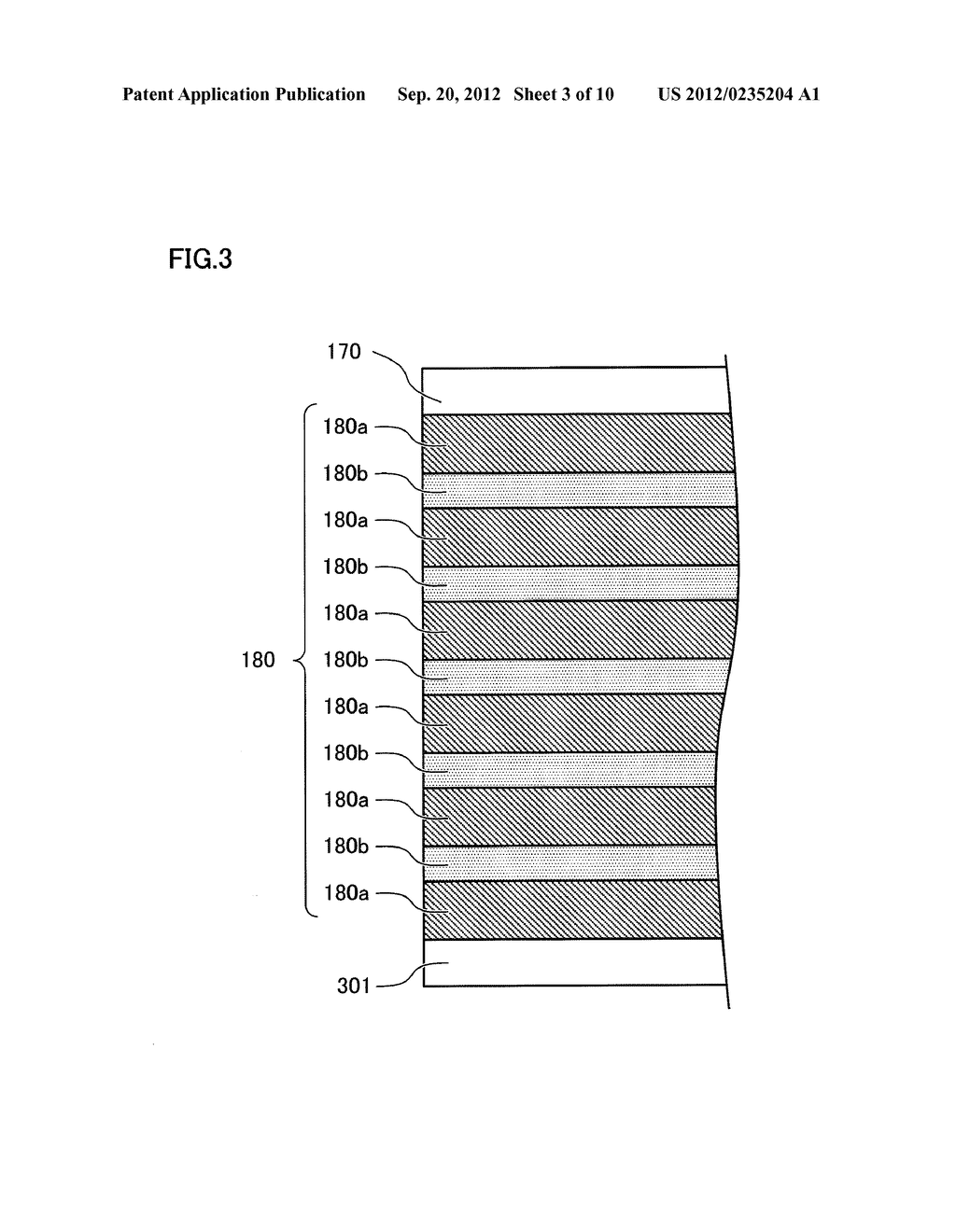 SEMICONDUCTOR LIGHT EMITTING ELEMENT, LIGHT EMITTING DEVICE USING     SEMICONDUCTOR LIGHT EMITTING ELEMENT, AND ELECTRONIC APPARATUS - diagram, schematic, and image 04