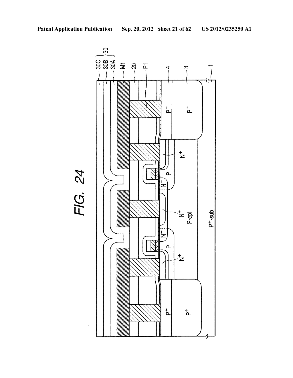 SEMICONDUCTOR DEVICE AND A METHOD OF MANUFACTURING THE SAME - diagram, schematic, and image 22