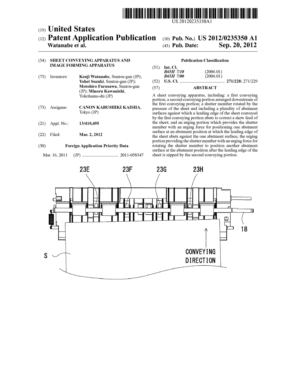 SHEET CONVEYING APPARATUS AND IMAGE FORMING APPARATUS - diagram, schematic, and image 01