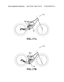 BICYCLE FRAME WITH ADJUSTABLE SUSPENSION COMPONENTS diagram and image