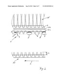 ANTI-SLIP INSERT MAT AND METHOD FOR PRODUCING SAID INSERT MAT diagram and image