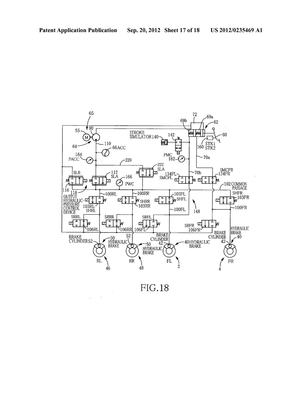 HYDRAULIC BRAKE SYSTEM - diagram, schematic, and image 18