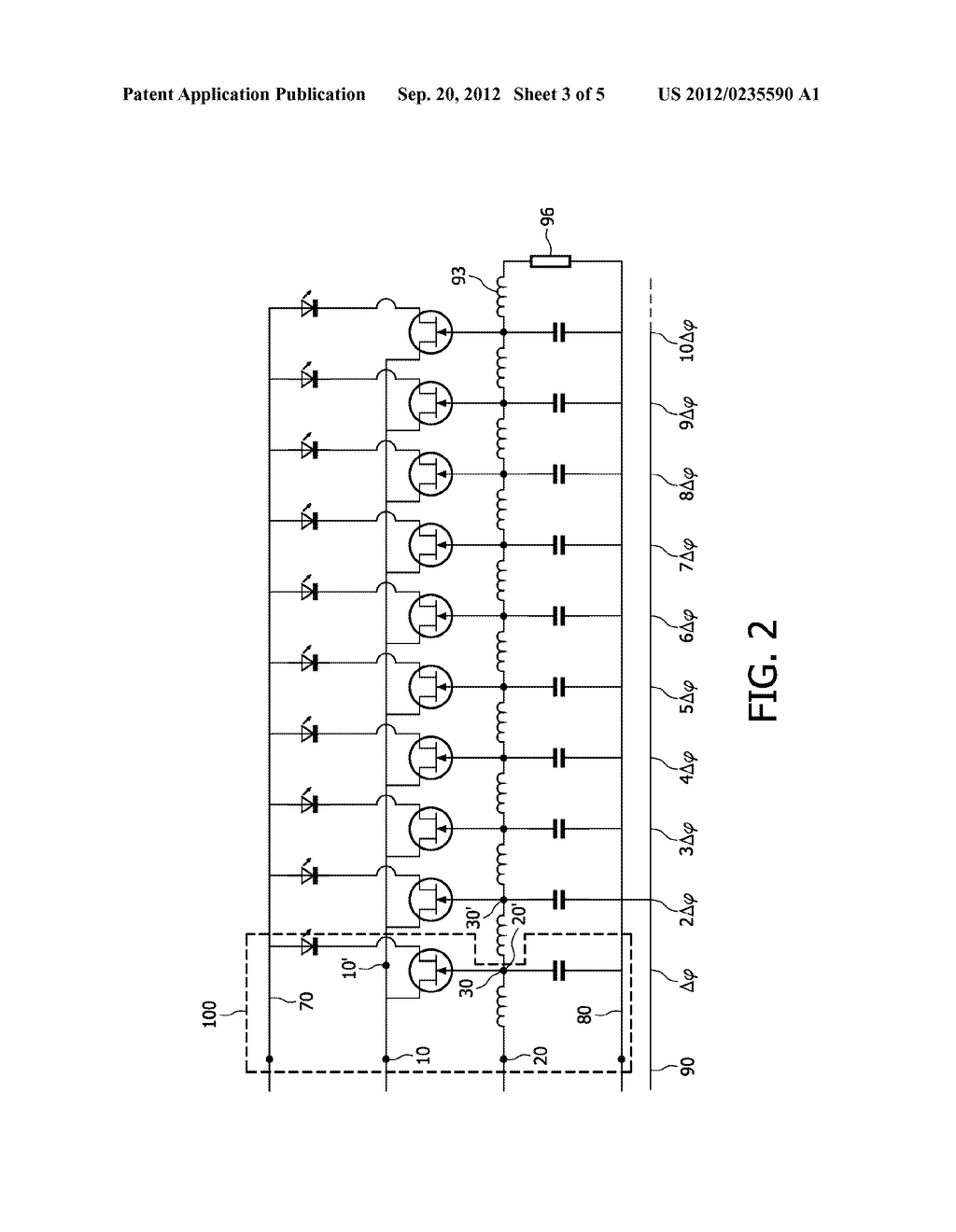 DEVICE AND METHOD FOR ADDRESSING POWER TO A LOAD SELECTED FROM A PLURALITY     OF LOADS - diagram, schematic, and image 04