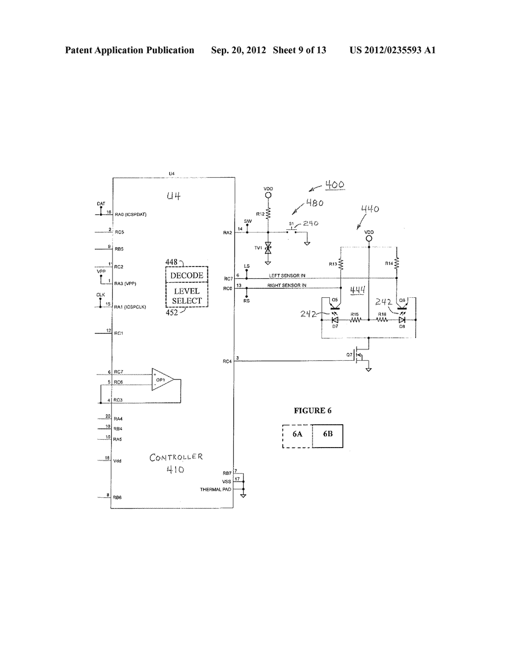 LIGHT HAVING A CIRCUIT ACCOMMODATING BATTERIES OF DIFFERENT TYPES AND/OR     SIZES - diagram, schematic, and image 10