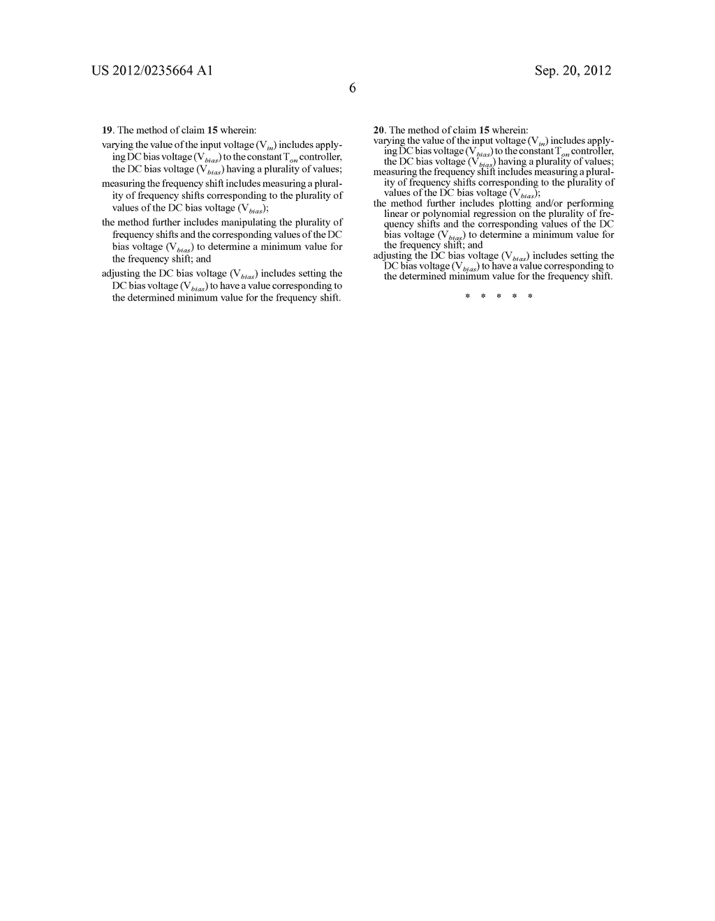 VOLTAGE CONVERTERS WITH REDUCED OUTPUT FREQUENCY VARIATIONS AND ASSOCIATED     METHODS - diagram, schematic, and image 15