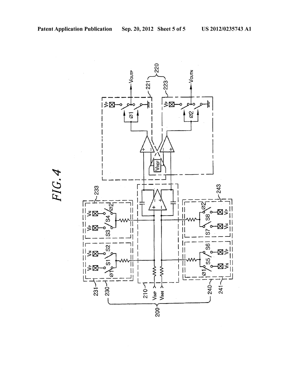 APPARATUS FOR OUTPUTTING SYMMETRICAL SIGNAL AND AMPLIFIER CIRCUIT - diagram, schematic, and image 06