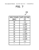 AMPLIFIER, TRANSMISSION APPARATUS, AND GATE VOLTAGE DETERMINATION METHOD diagram and image