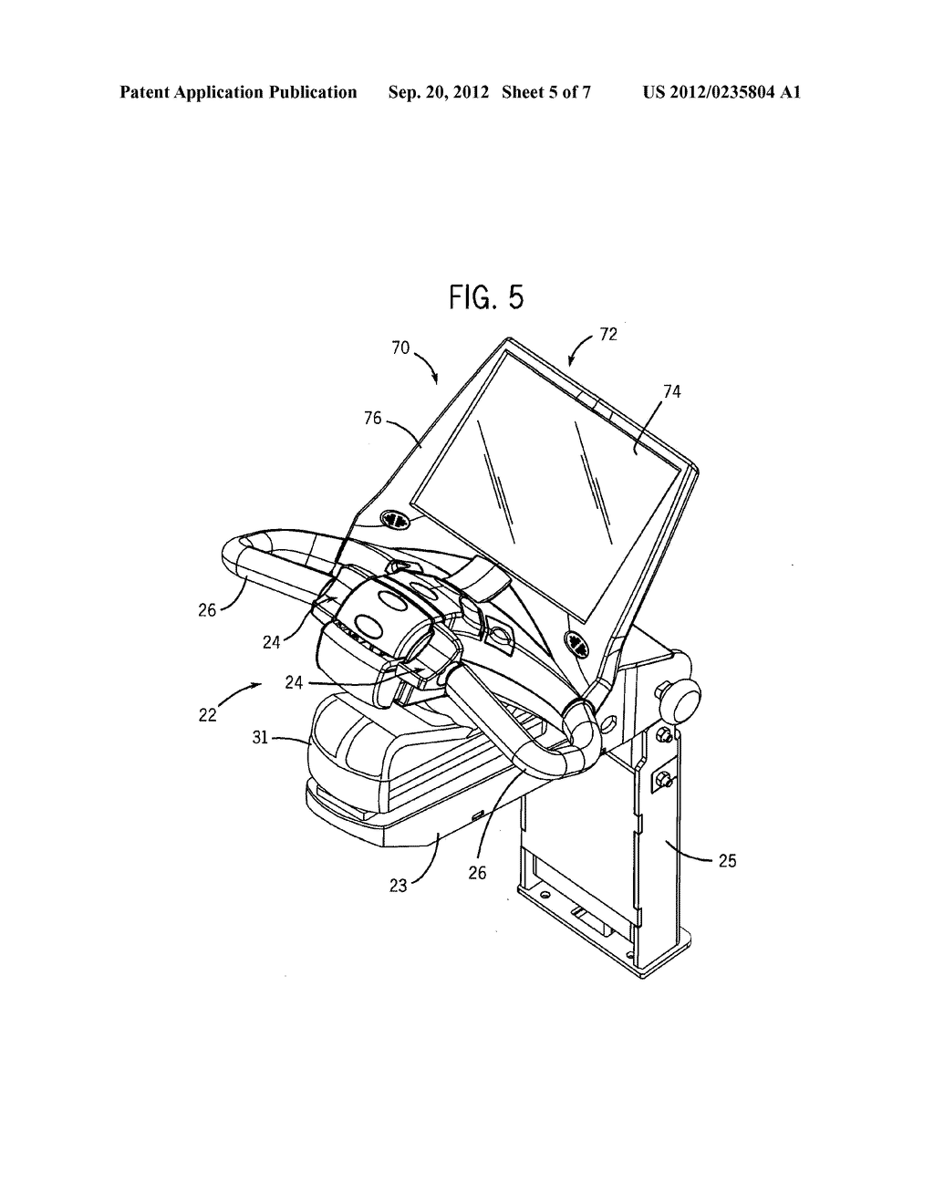 MAST AND INTEGRAL DISPLAY MOUNT FOR A MATERIAL HANDLING VEHICLE - diagram, schematic, and image 06