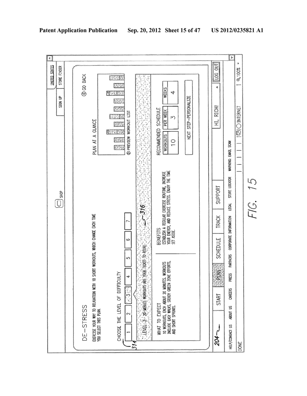 Methods and Program Products for Providing Heart Rate Information - diagram, schematic, and image 16