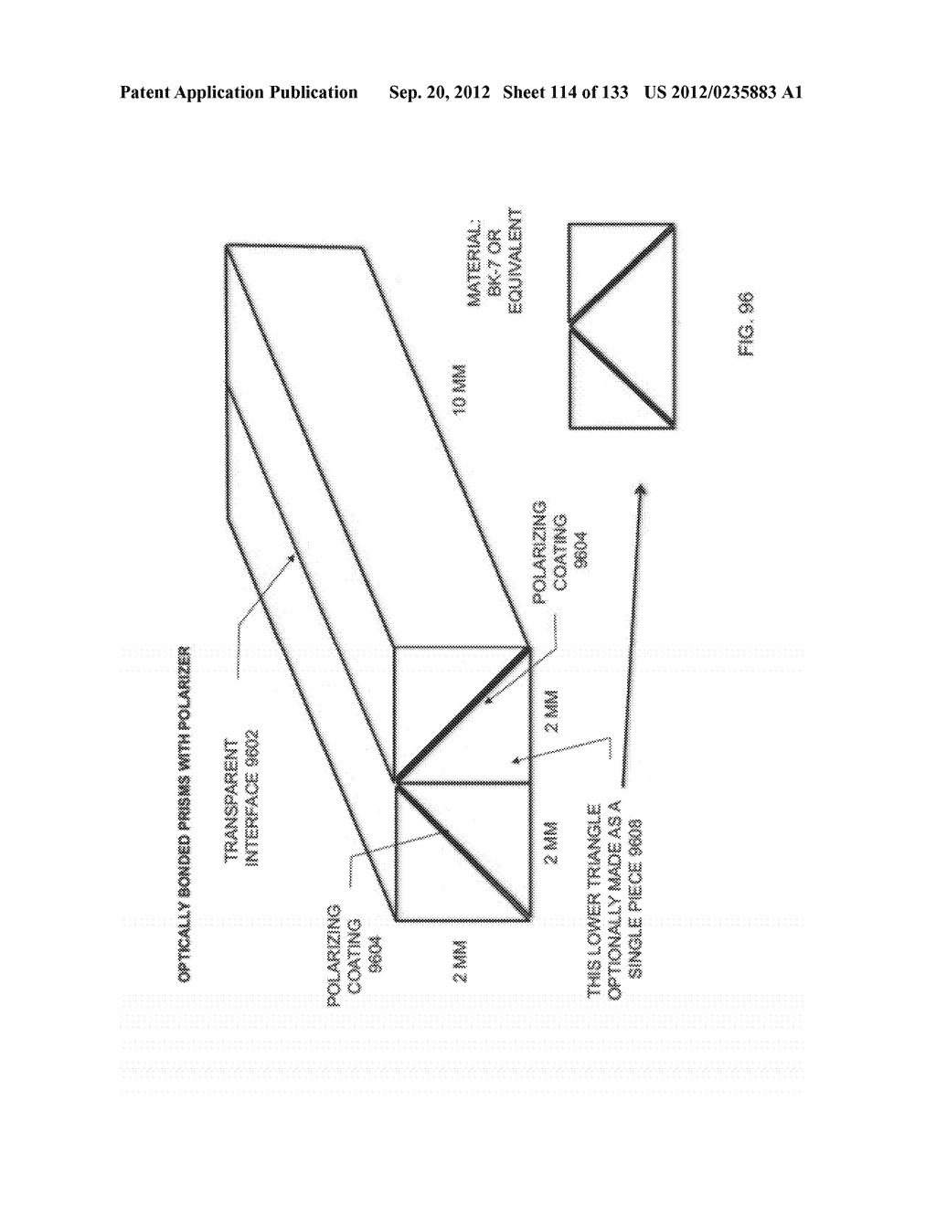 SEE-THROUGH NEAR-EYE DISPLAY GLASSES WITH A LIGHT TRANSMISSIVE WEDGE     SHAPED ILLUMINATION SYSTEM - diagram, schematic, and image 115