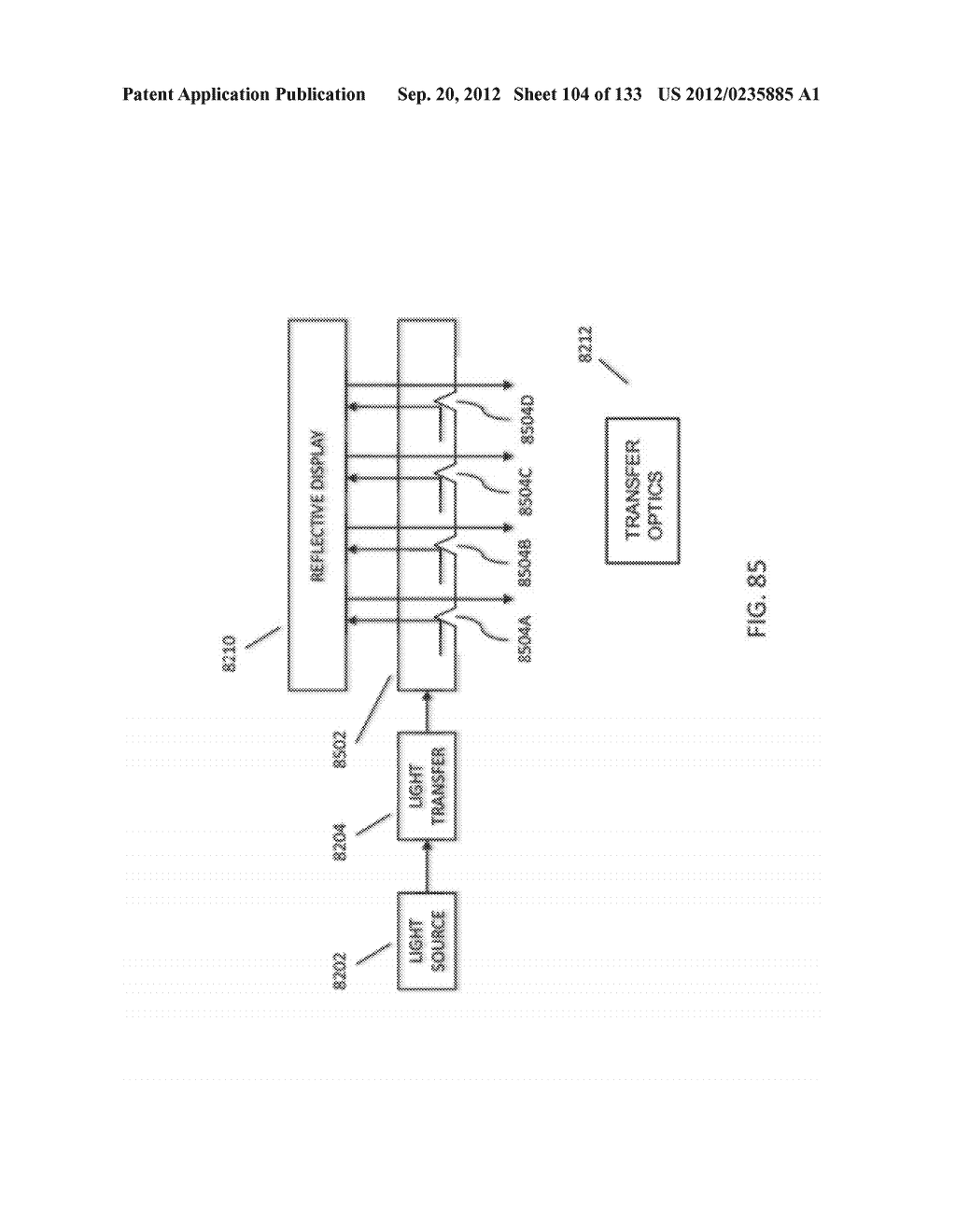 GRATING IN A LIGHT TRANSMISSIVE ILLUMINATION SYSTEM FOR SEE-THROUGH     NEAR-EYE DISPLAY GLASSES - diagram, schematic, and image 105