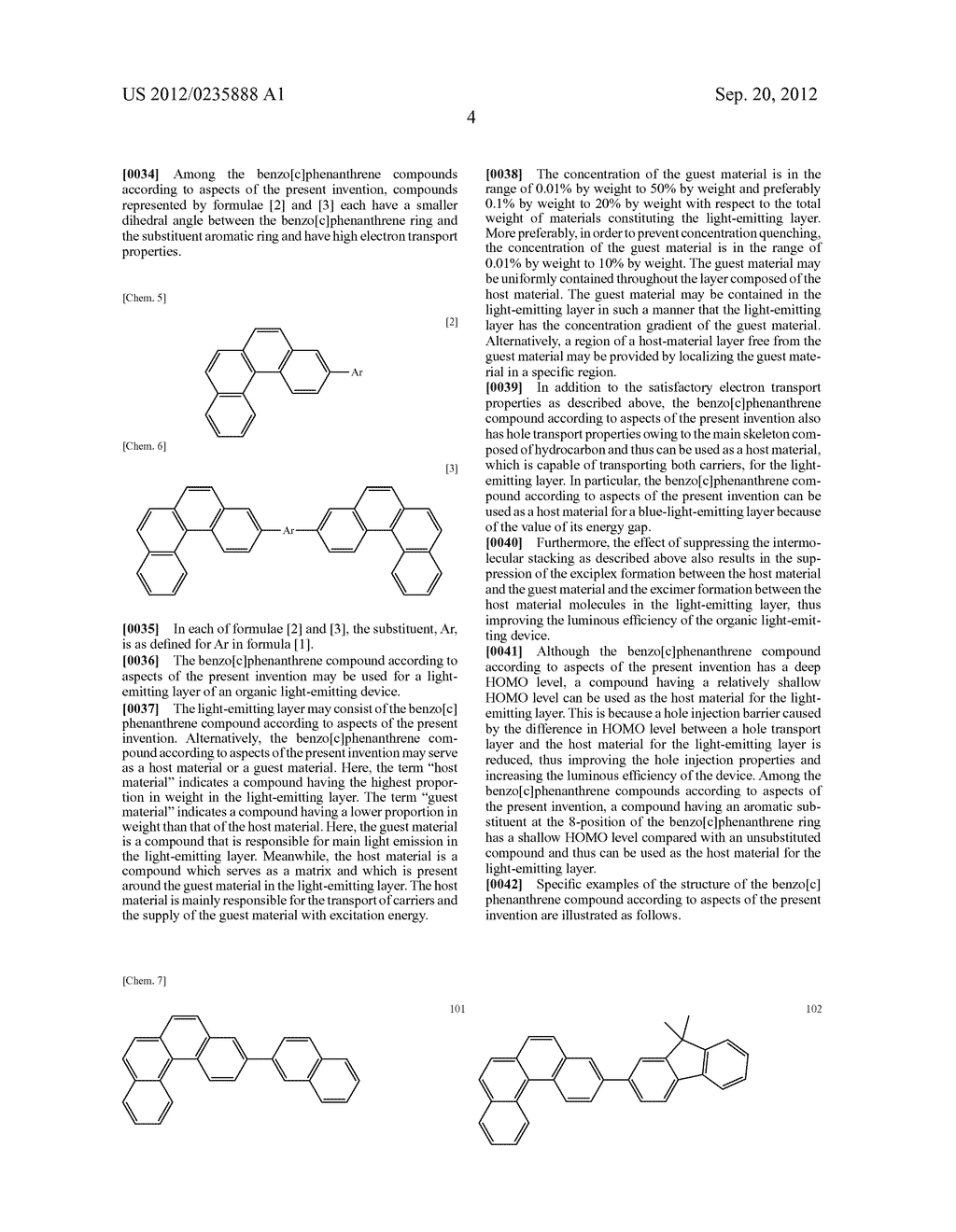 NEW BENZO[c]PHENANTHRENE COMPOUND AND ORGANIC LIGHT-EMITTING DEVICE     CONTAINING SAME - diagram, schematic, and image 06