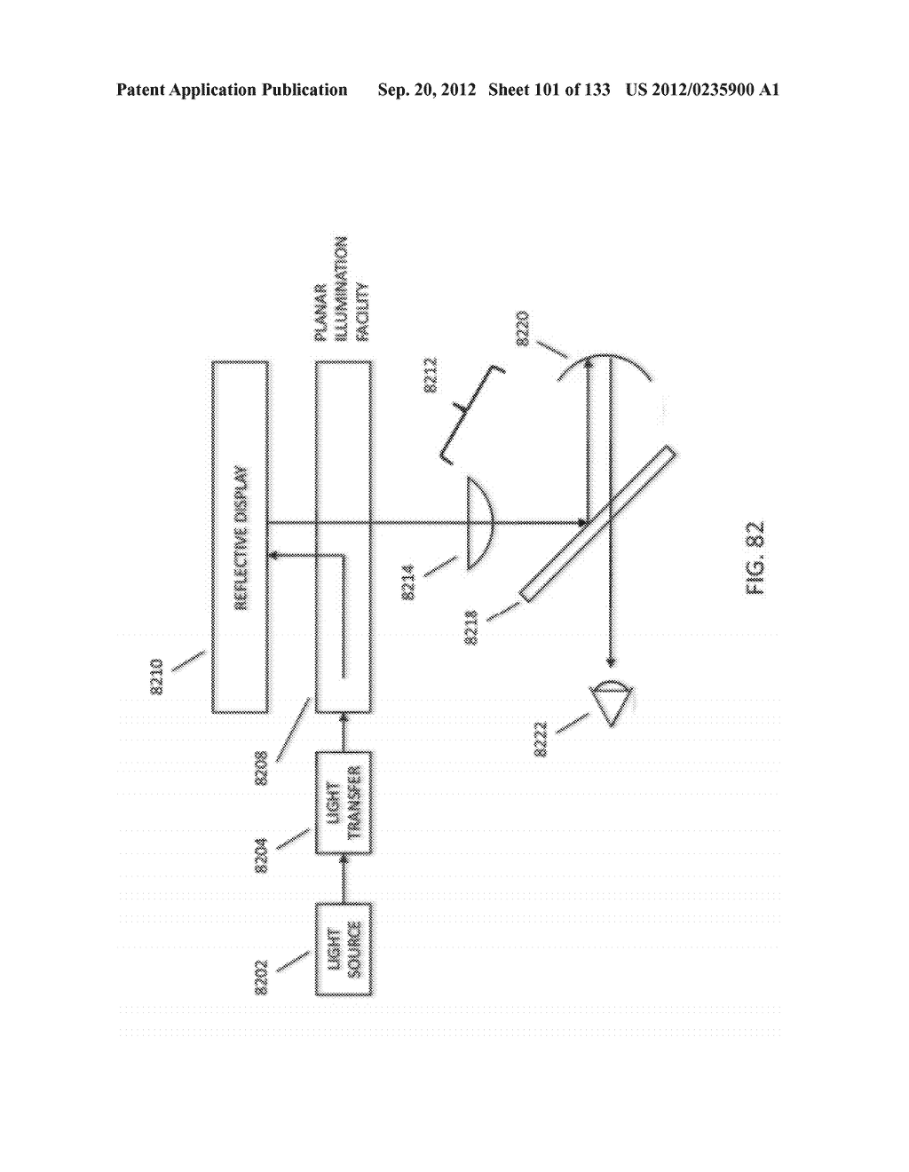 SEE-THROUGH NEAR-EYE DISPLAY GLASSES WITH A FAST RESPONSE PHOTOCHROMIC     FILM SYSTEM FOR QUICK TRANSITION FROM DARK TO CLEAR - diagram, schematic, and image 102