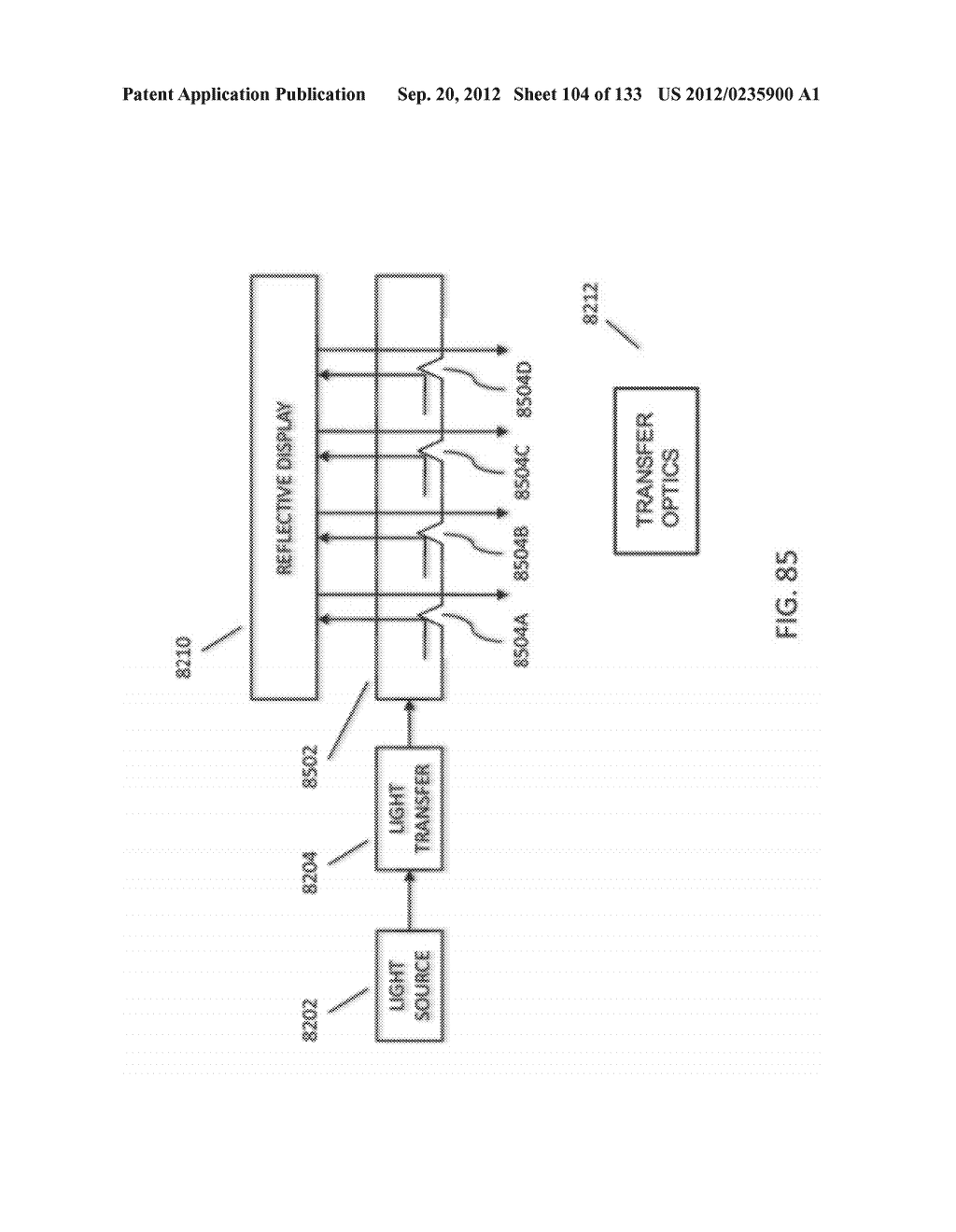 SEE-THROUGH NEAR-EYE DISPLAY GLASSES WITH A FAST RESPONSE PHOTOCHROMIC     FILM SYSTEM FOR QUICK TRANSITION FROM DARK TO CLEAR - diagram, schematic, and image 105