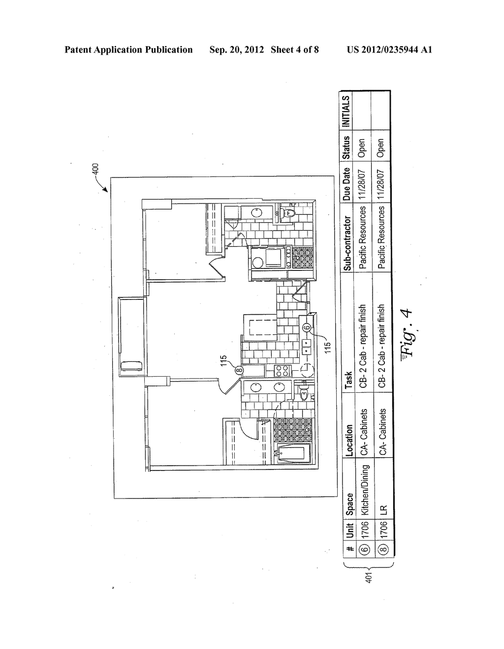 TOUCHSCREEN ENTRY OF CONSTRUCTION PUNCH LIST ITEMS DIRECTLY ON A PLAN - diagram, schematic, and image 05